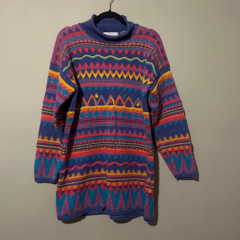 Segrets Sun Prints Vintage Sweater Size Medium